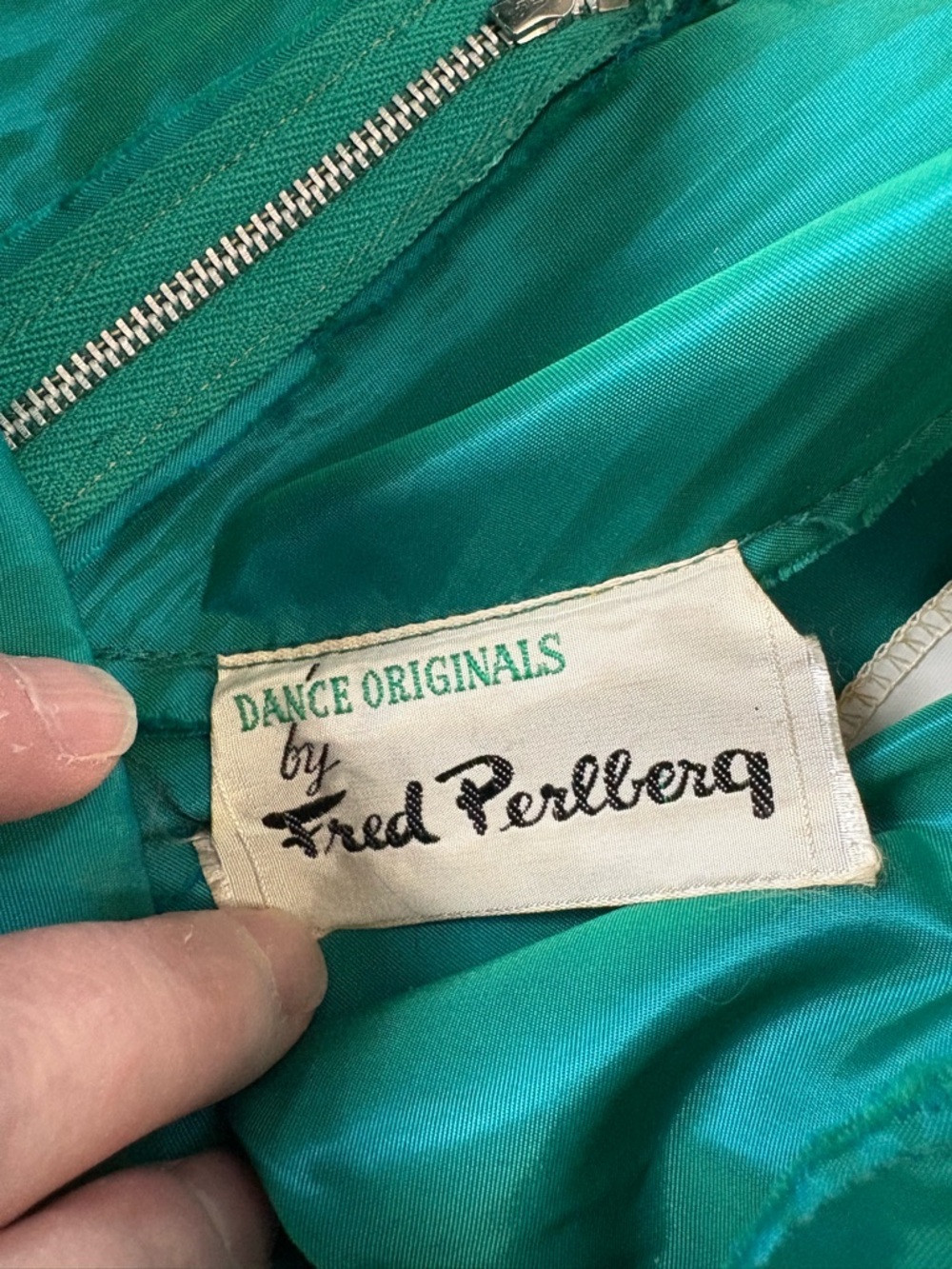 Vintage 1950s Vixen Bombshell dress Dance Original Fred Perlburg - Picture 4 of 16